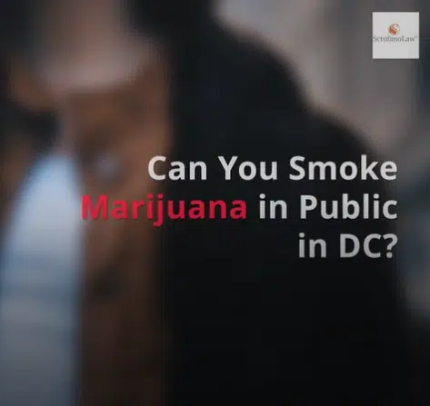 Is it legal to smoke marijuana in public in DC?